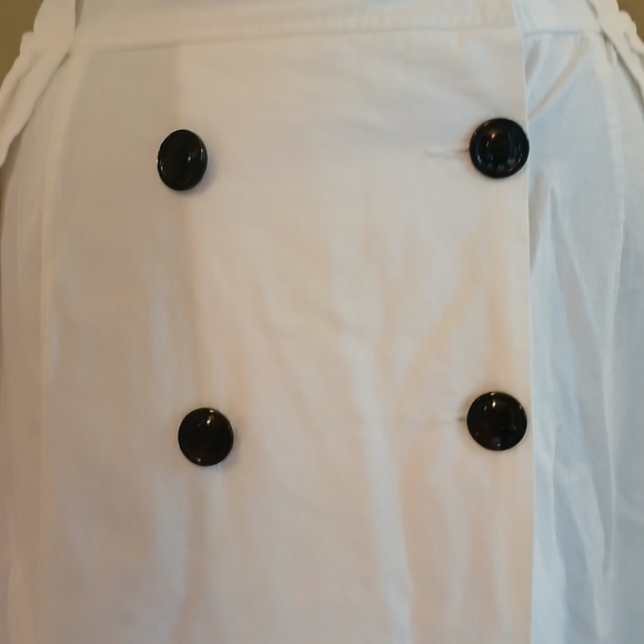 Caara Maxi Skirt Button Decoration Out Pockets White Size XL Used - Picture 13 of 14